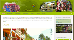 Desktop Screenshot of ecoravie.org